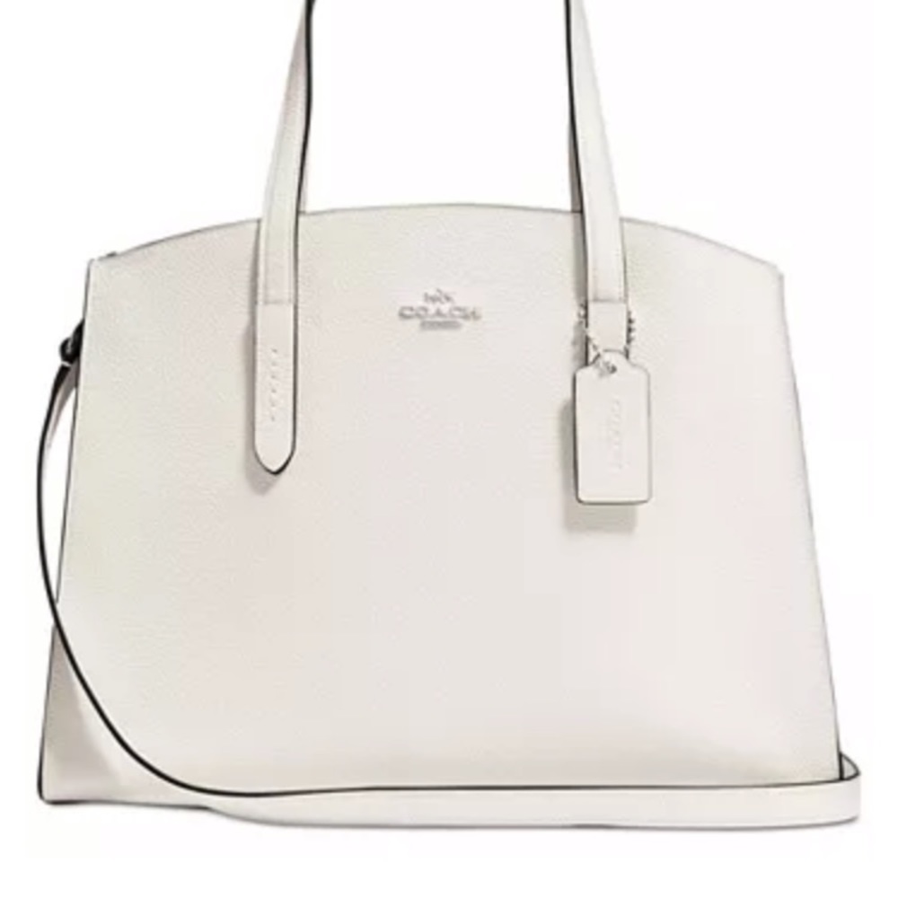 COPY - Coach, Charlie Medium Carryall in Pebble L…